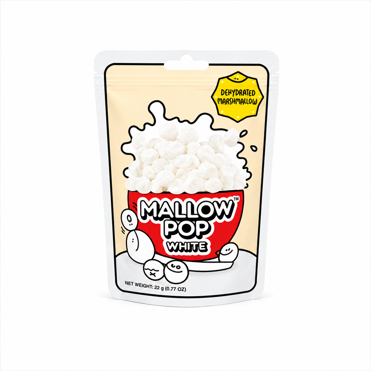 Mallow pop white 12x22g