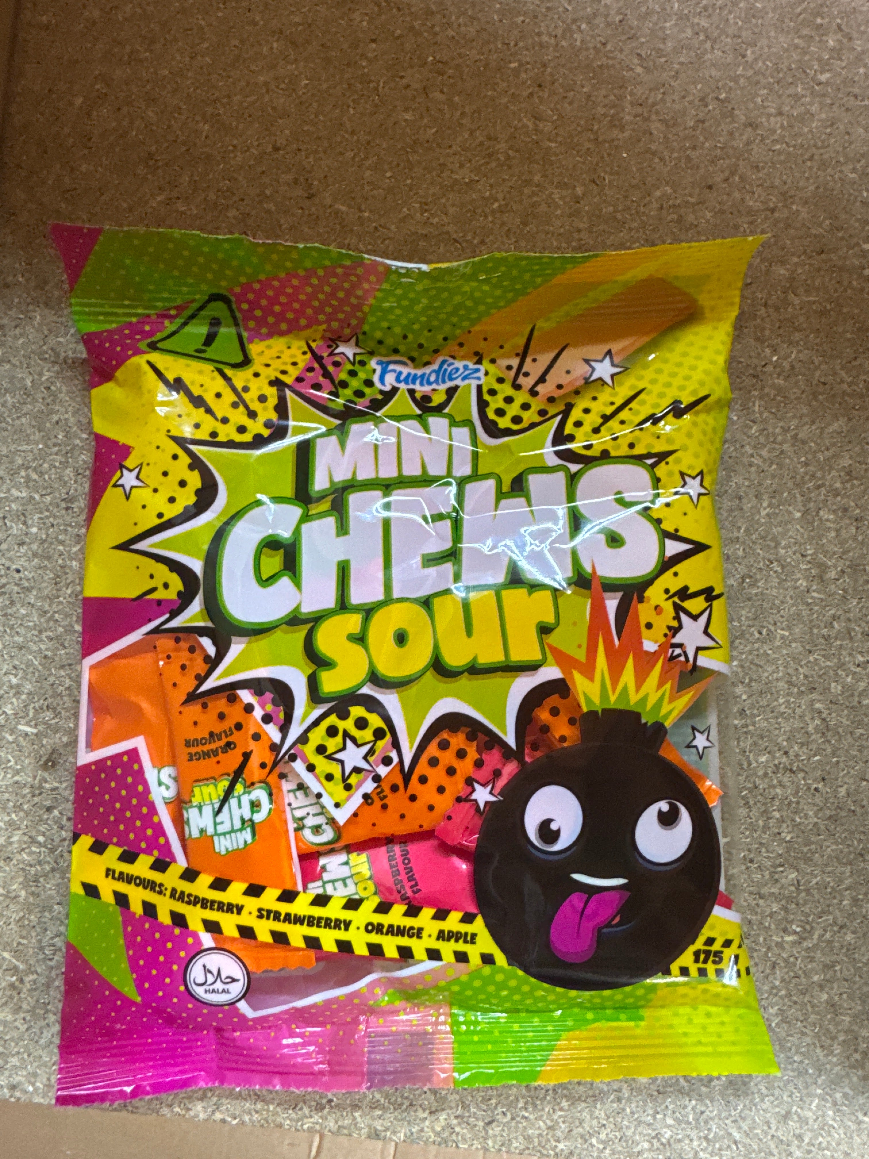 Fundiez mini chews sour 24x175g