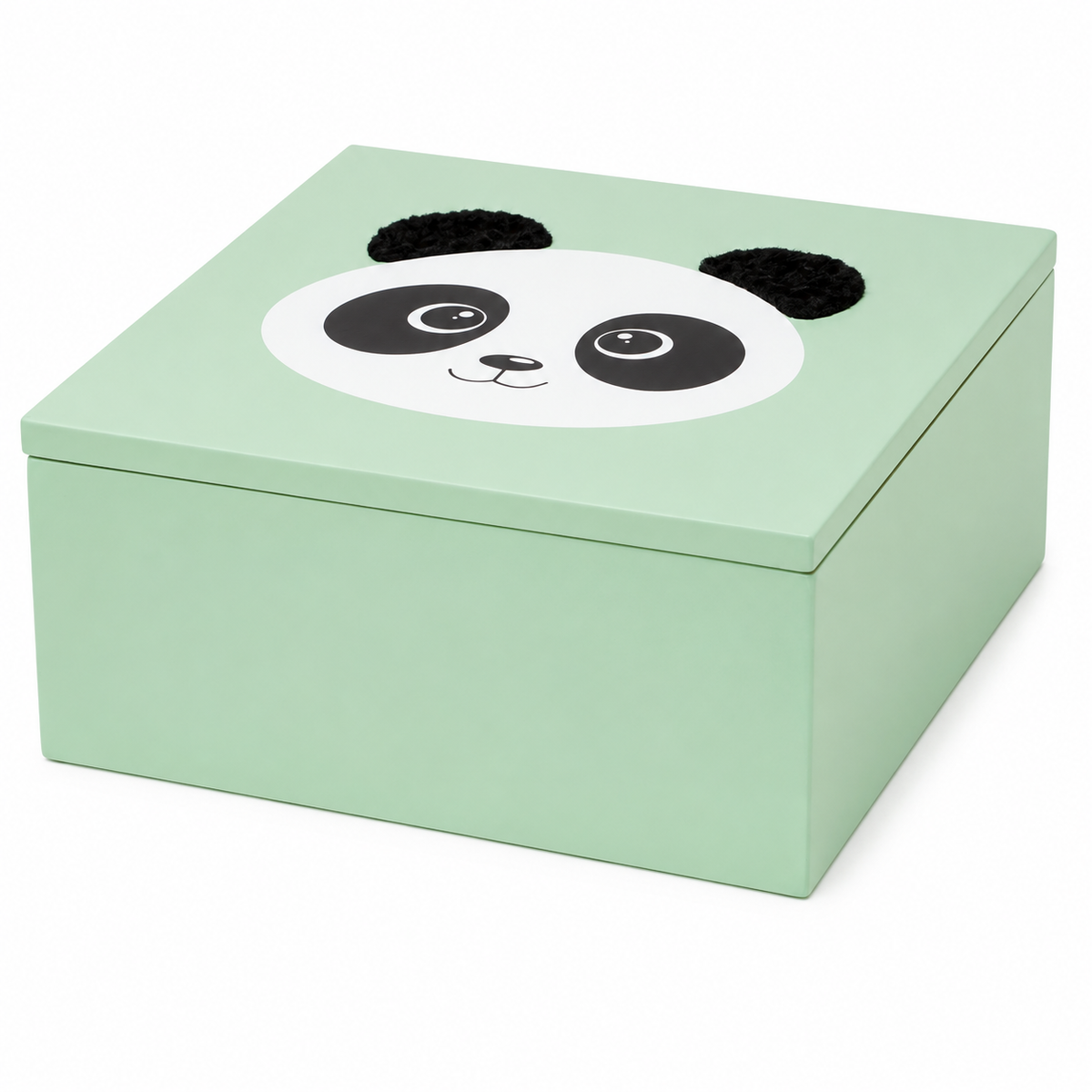 Opbergdoos panda groen