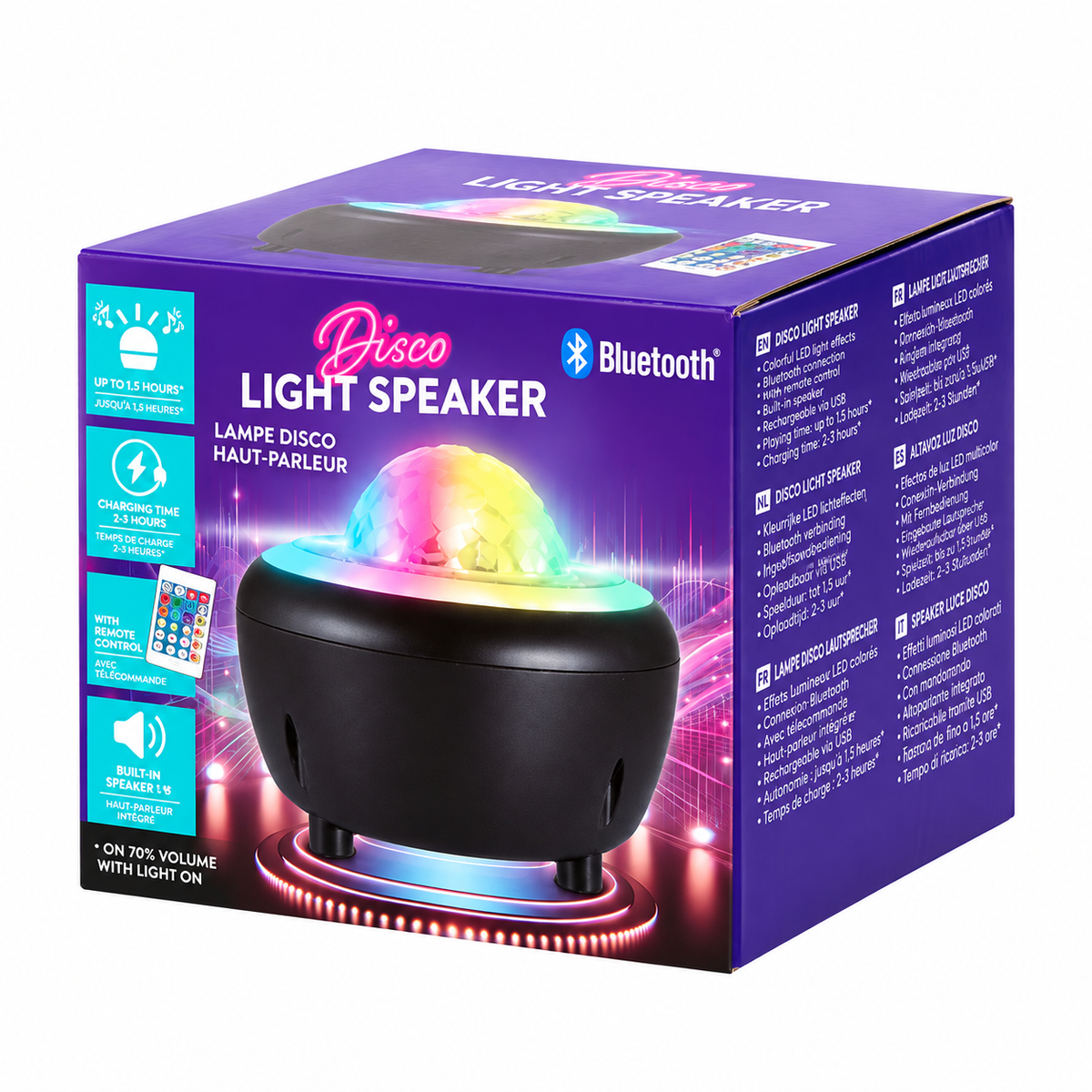 Discolamp speaker