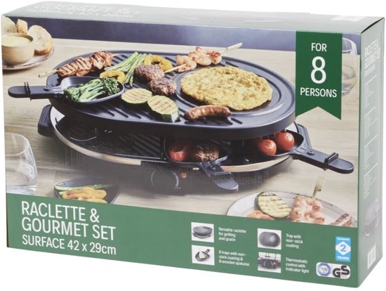 Gourmet set 8 personen 42x29cm