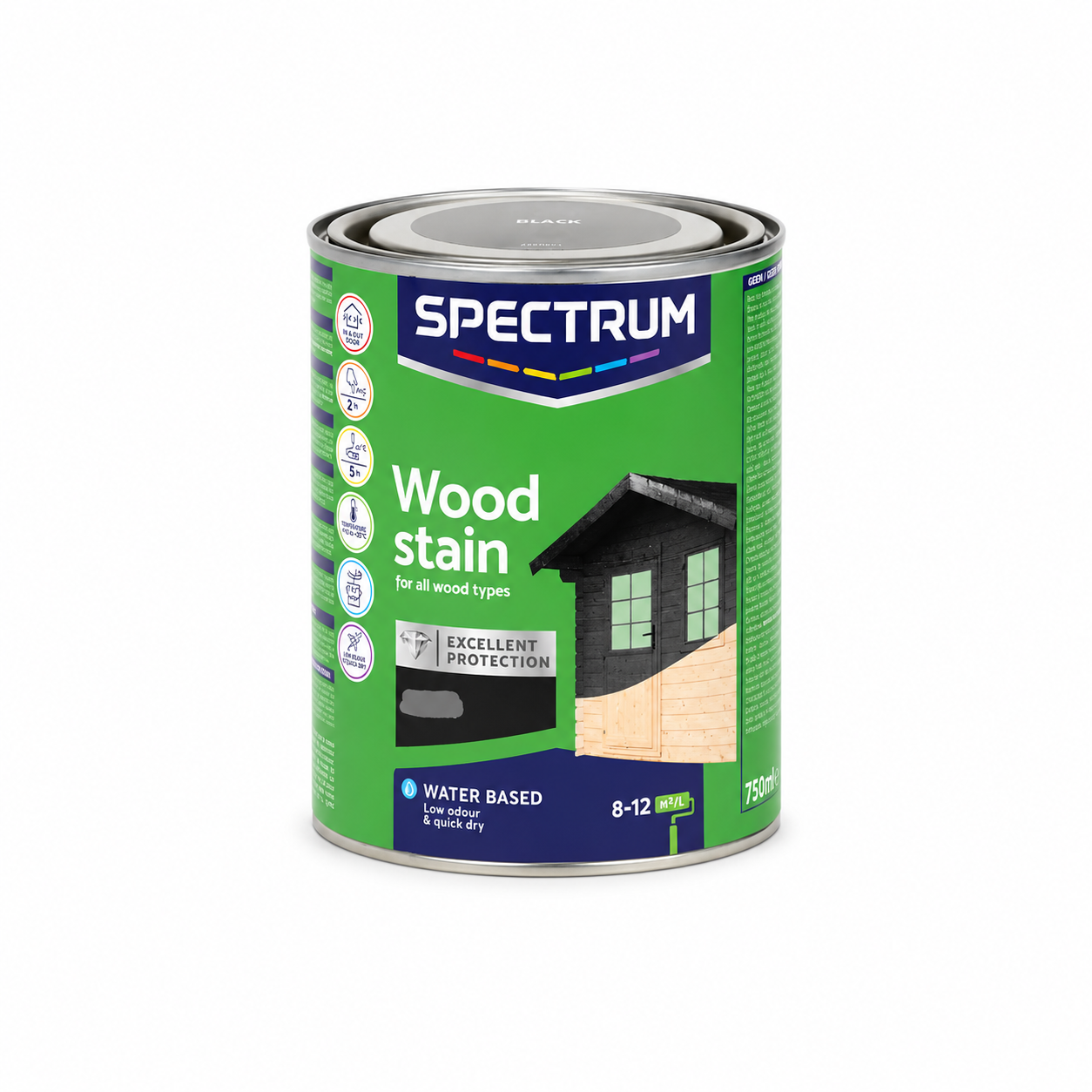 Beits -Antraciet Wood stain- 750 ML