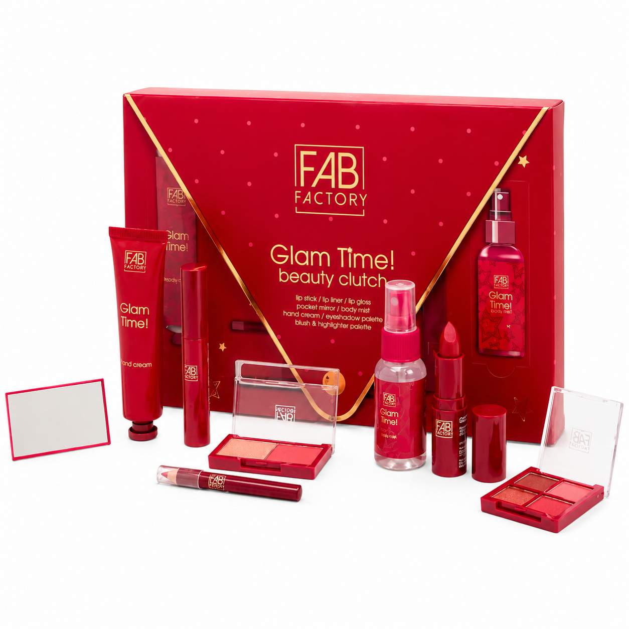 FAB Factory Glam Time Beauty Clutch