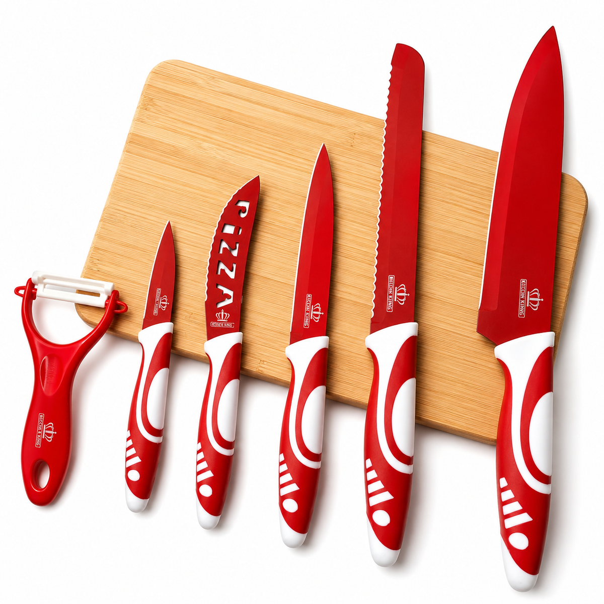 Royal Swiss - Messenset - 6-delige - Rood