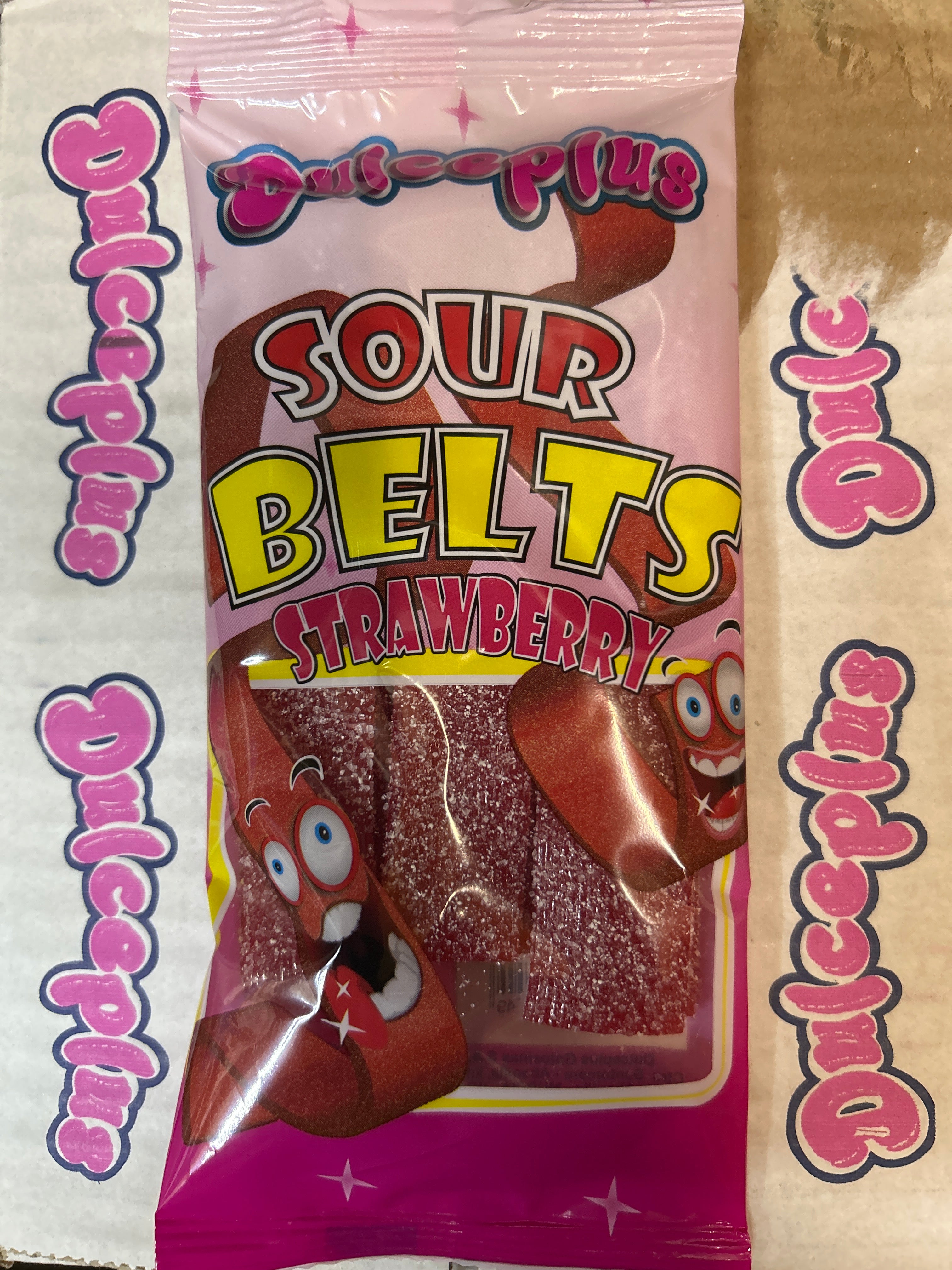 Cinta Fresa Pica Sour Strawberry Belts