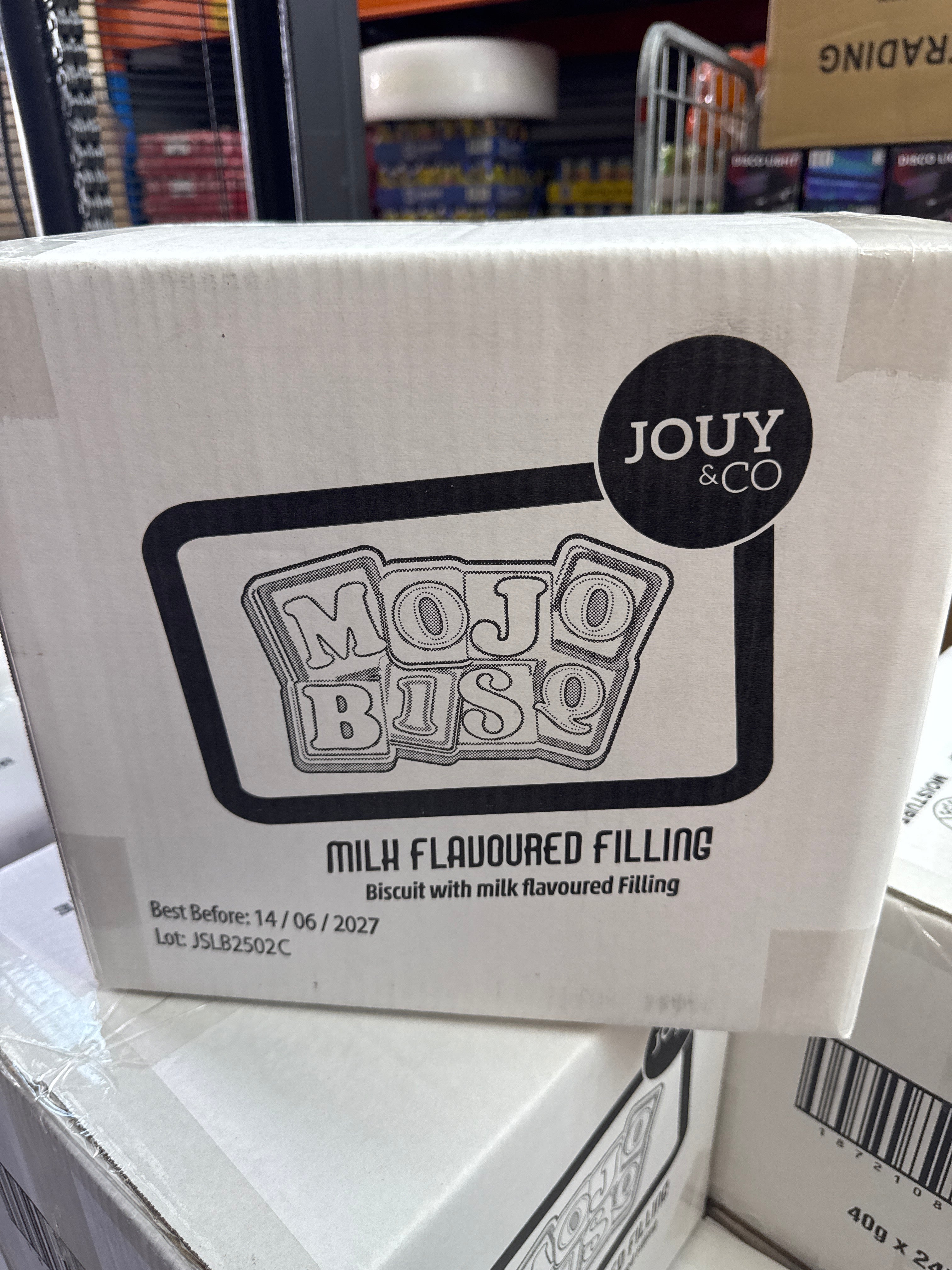 Mojo bisq (milk flavoured filling) 24x40g