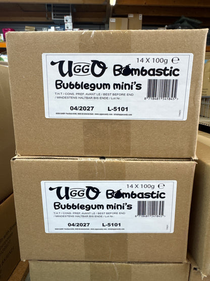 Uggo bubblegum mini 14x100gr