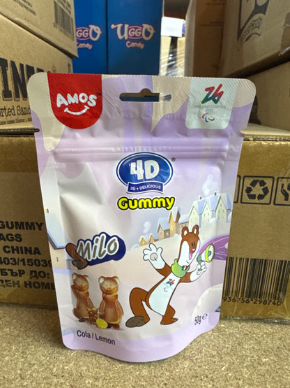 Amos 4d cola/lemon gummy 36x50g