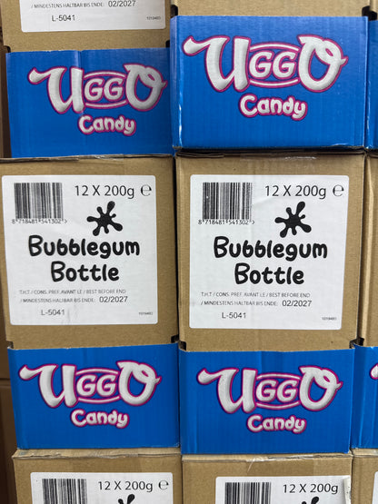 Uggo bubblegum bottle 12x200g