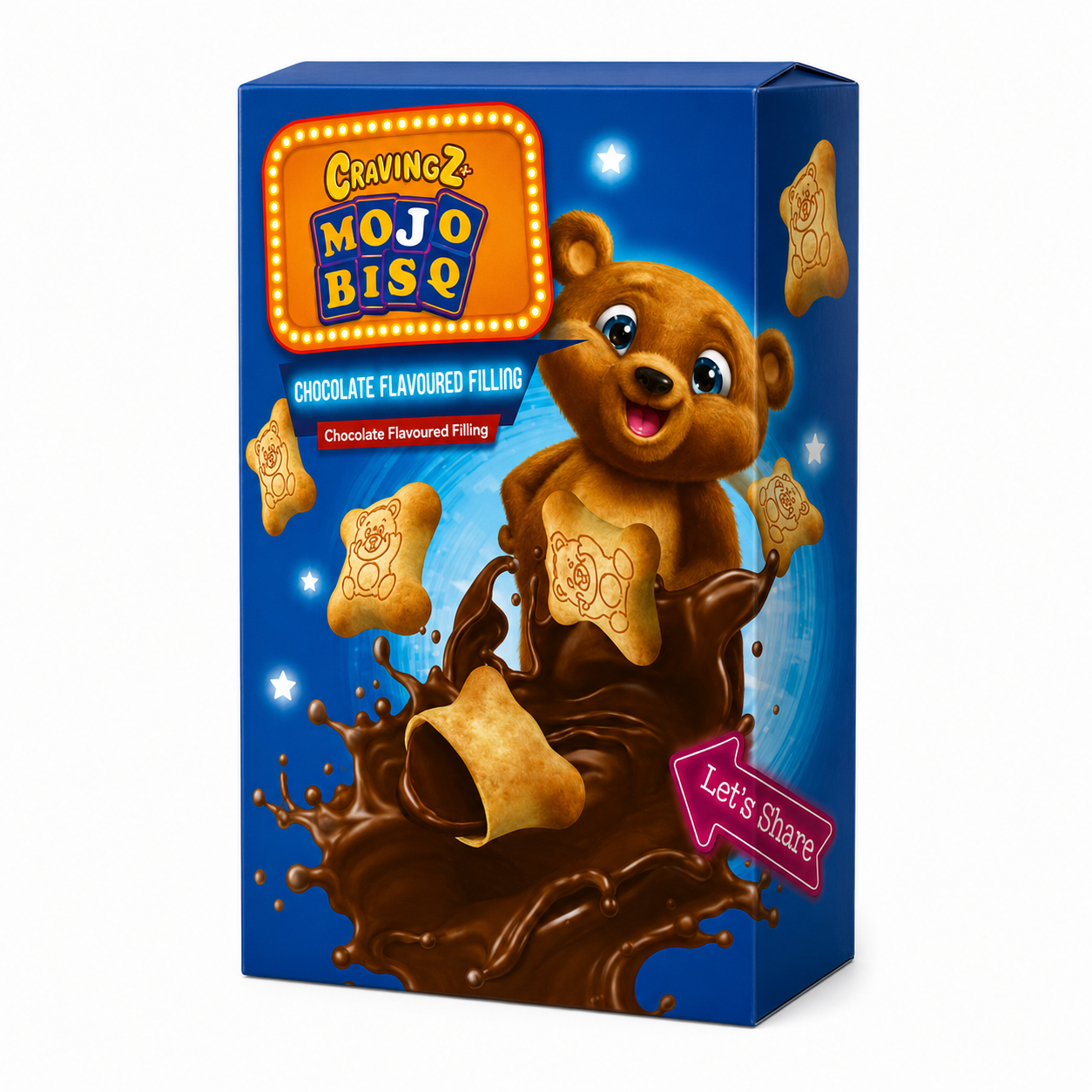 Mojo met chocolade vulling 24x40g