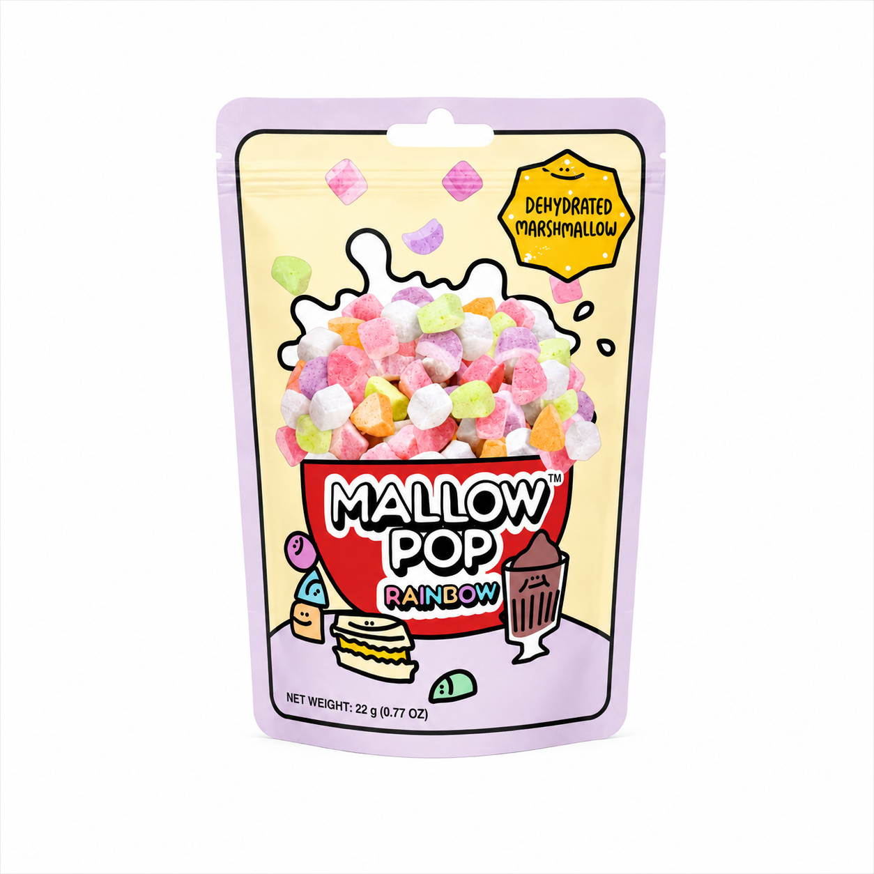 Mallow pop regenboog 12x22g
