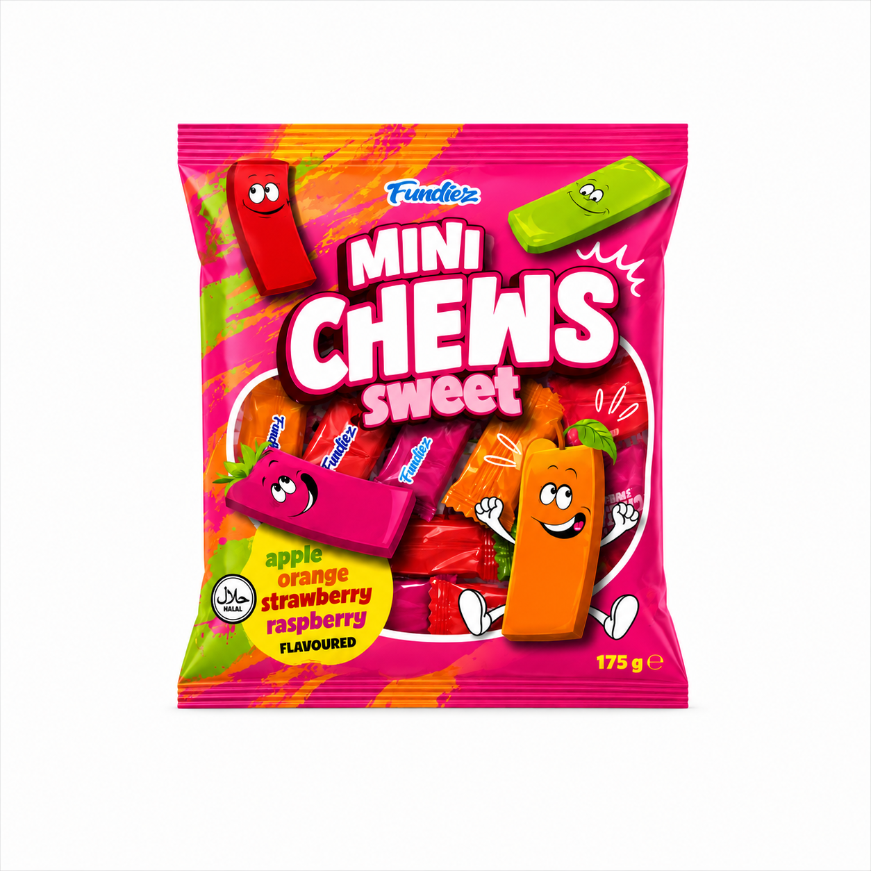 Fundiez kauwgom snoepjes 24x175g