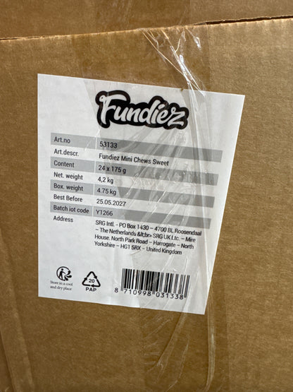 Fundiez mini chews sweet 24x175g