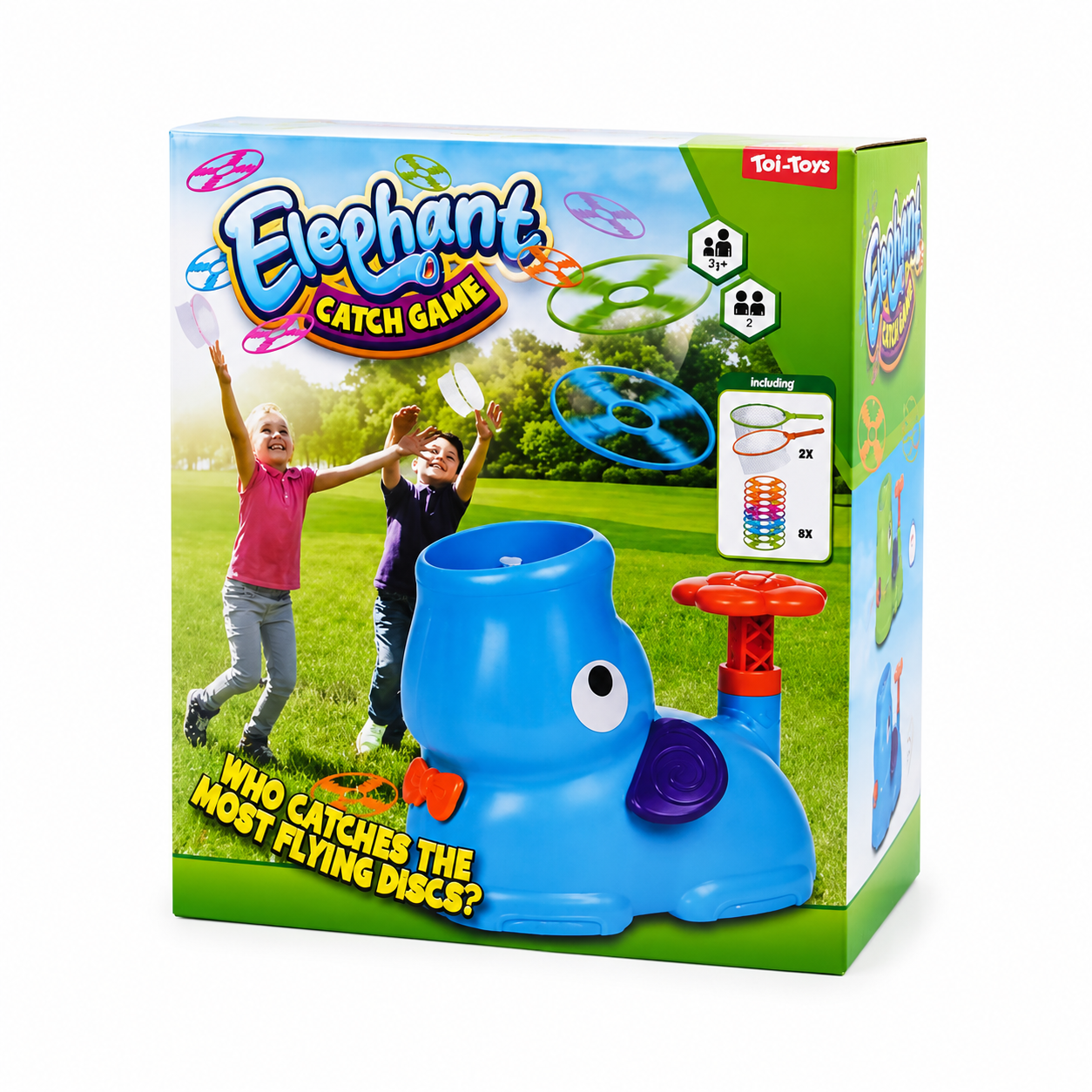 Frisbee-werper olifant - blauw