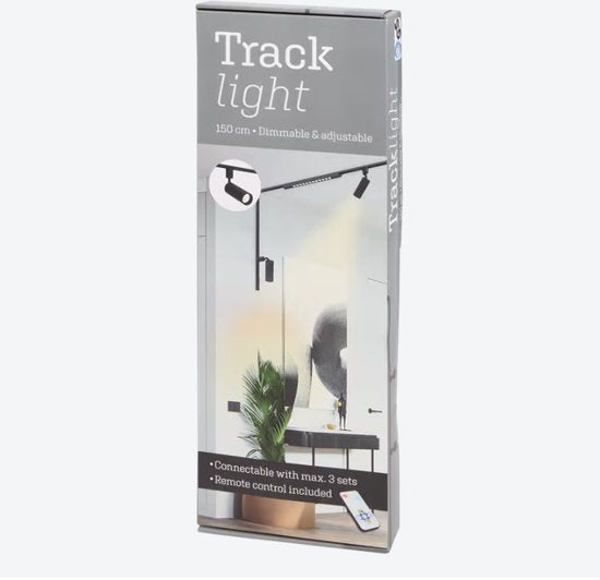 Railverlichting Zwart 150 CM 3 Lampen