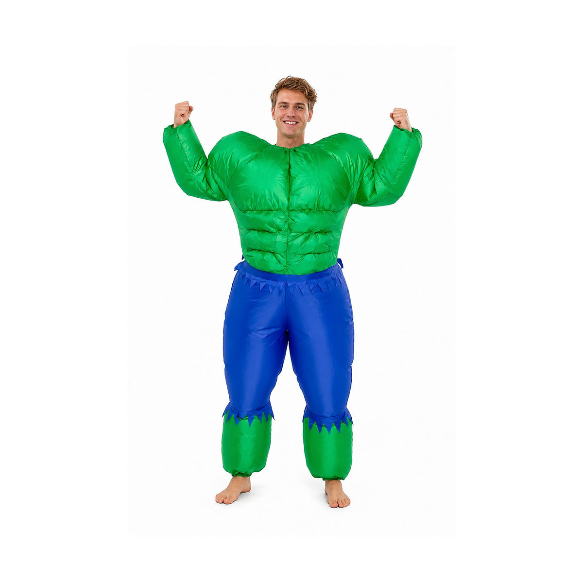 Opblaas Kostuum Hulk Groen Onesize