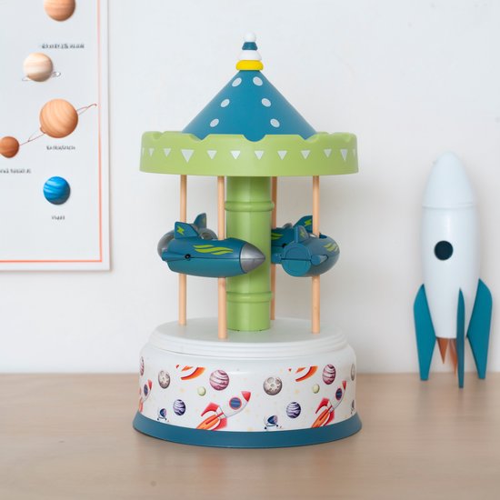 Muziekdoos Carrousel Raket