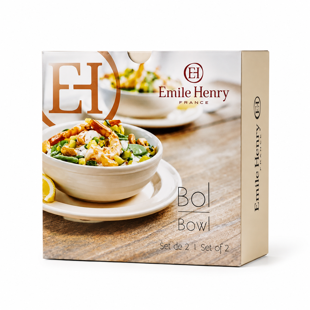 Emile Henry Soep kommen set van 2 stuks