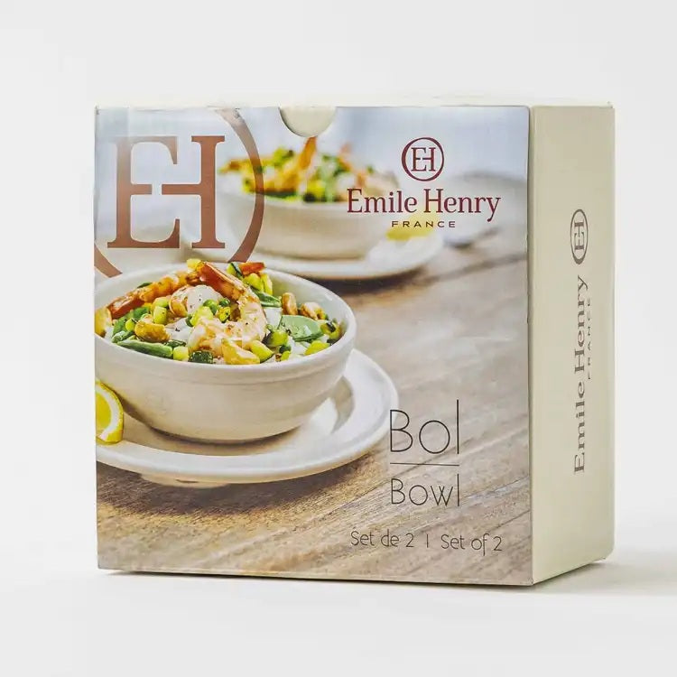 Emile Henry Soep kommen set van 2 stuks