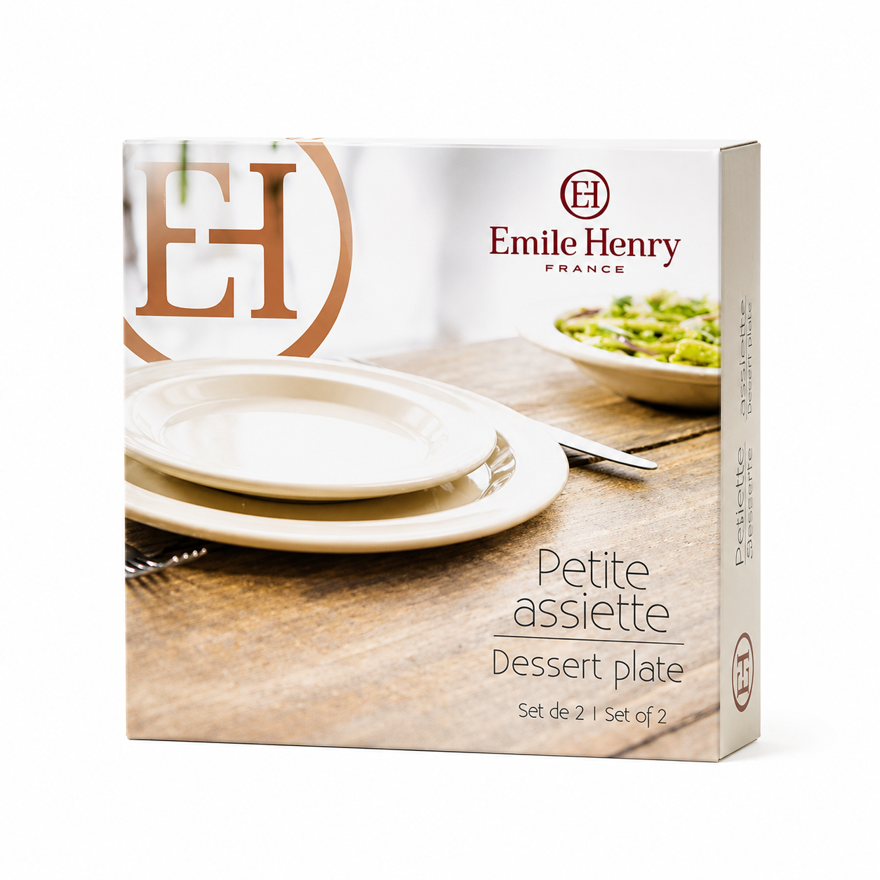 Emile Henry borden set van 2 stuks