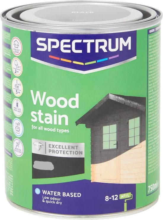 Beits -Antraciet Wood stain- 750 ML