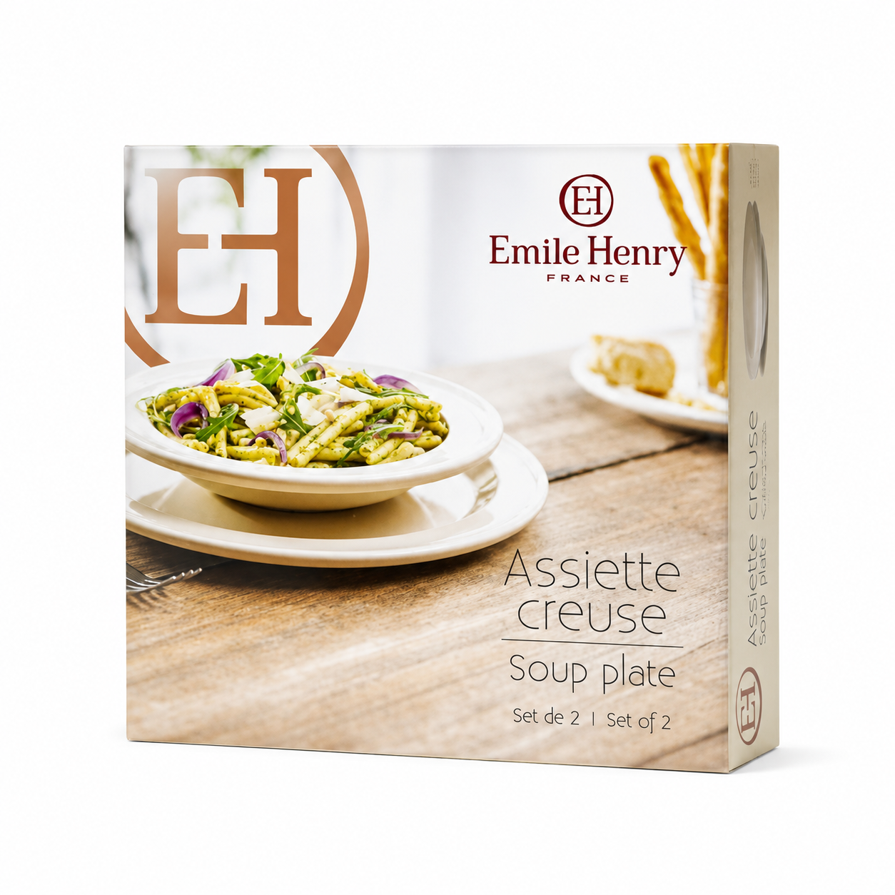 Emile Henry Soep kommen set van 2 stuks