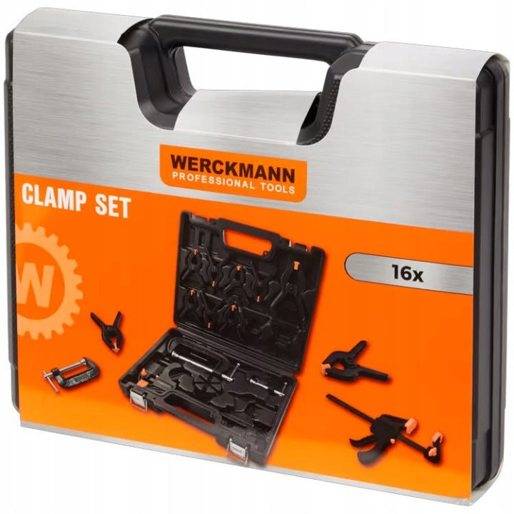 Werckmann klemmen voor werkplaatswerk - 16 stuks