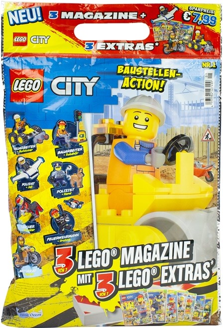 L-Blindbag Lego 24x37cm (3x Magazines + 3x Lego Extras)